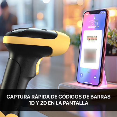 Lector Código Qr Barras Netum L8bl Pro Inalámbrico Bluetooth