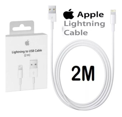 Cable Lightning Original Apple iPhone 5s 6 6s 7 8 Plus X 2mt