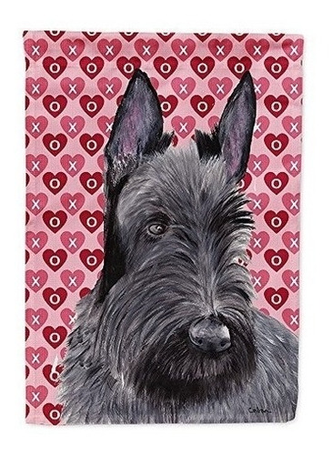 Banderas Bandera De Jardín Corazones De Scottish Terrier