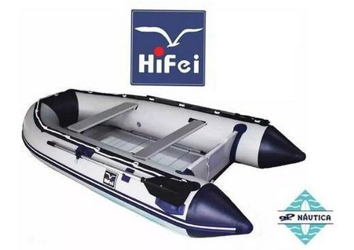 Imagen 1 de 15 de Bote Inflable Coralsea - Hifei Hsd 270 Piso Aluminio Ap 10hp