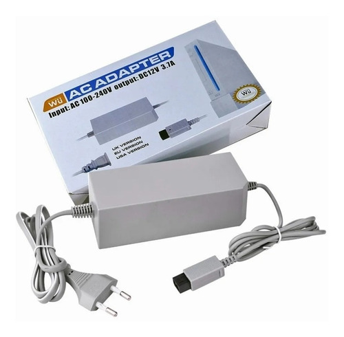 Carregador De Energia Adaptador Nintendo Wii 110v-220v Ac