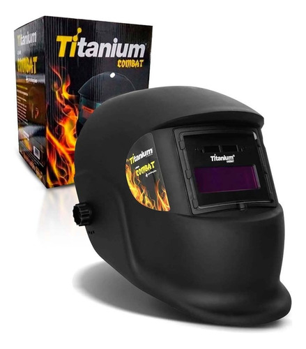 Kit Óculos De Solda E Máscara Solda Automática Titanium