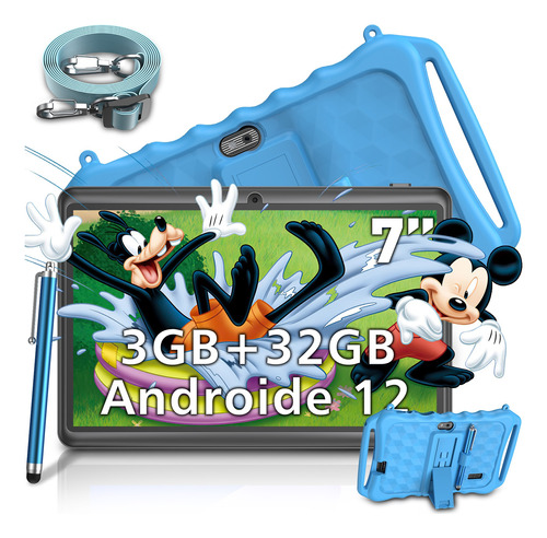 Tablet Con Funda Xgody Smart 7kids 32gb Azul 3gb Memoria Ram