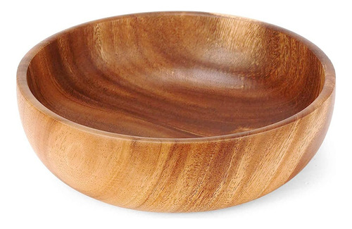 Tazón De Madera De 9.5 Pulgadas, Ensaladera De Madera, Tazón