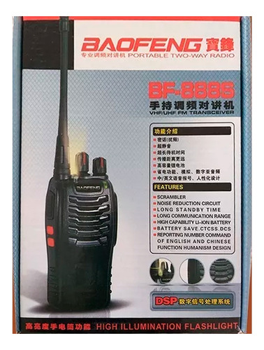 Radios Portables Baofeng Bf-888s Dos Vias Walkie Talkie