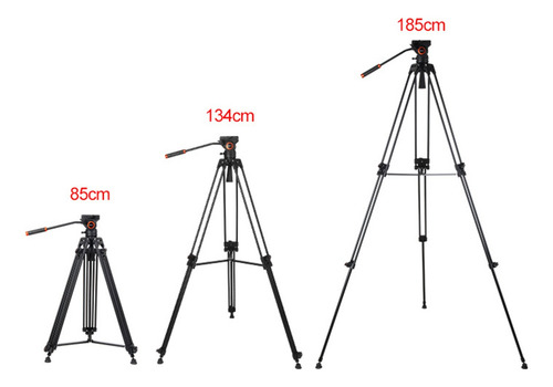 Tripode Triopo Cabezal Video Fluido Dv-965 Con Bolso