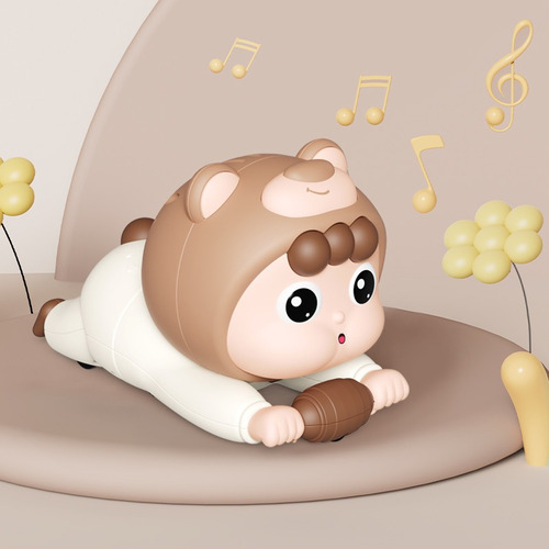 Juguete Educativo Crawling Baby Doll, Aprende A Gatear