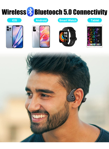 Auriculares De Conducción Ósea Tayogo S2 Bluetooth Con Micró