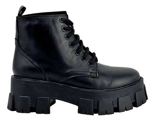 Botas Borcegos Weber Micadel Base Alta Cuero Negro