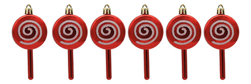 2 Paquete De 2-6 Adornos Navideños De 6 Uds., 10cmx5cm
