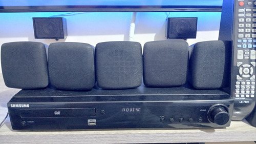 Home Theater Dvd Samsung Ht-z120 - Leitor Ruim Preto 330w (Usado)