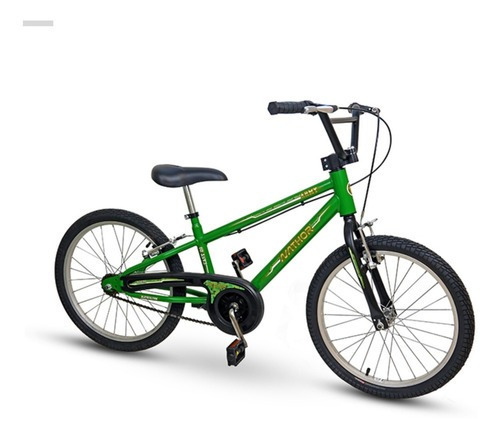 Bicicleta Infantil Aro 20 Nathor Army Cor Verde