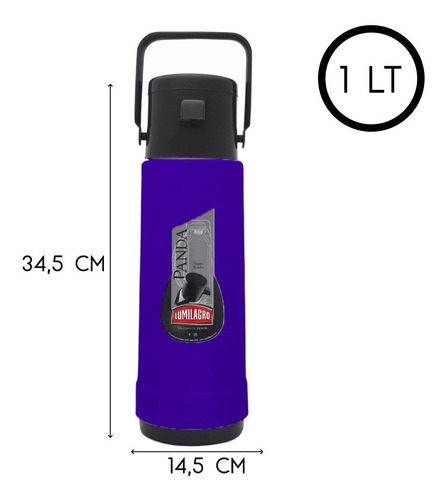 Lumilagro Bomba Panda - 1 L - Azul metal