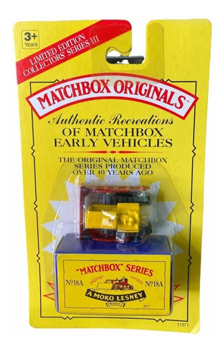 Bullzozer Matchbox Originals Moko Lesney  Vintage No. 18a