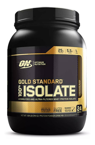 Suplemento en polvo Optimum Nutrition  ON WHEY 100% GOLD STANDARD Gold Standard 100% Whey proteína sabor chocolate bliss en pote de 744g