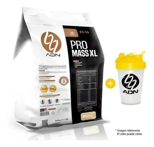 Promass Xl, Proteina Ganadora De Peso, Adn + Shaker