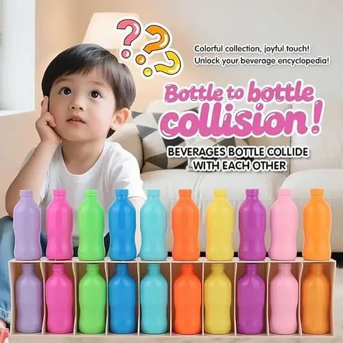 Juego De Memoria De Colores – Adivina Y Empareja 20 Botellas De 10 Colores, Juguete Educativo De ABS Para Niños, Niñas Y Adultos