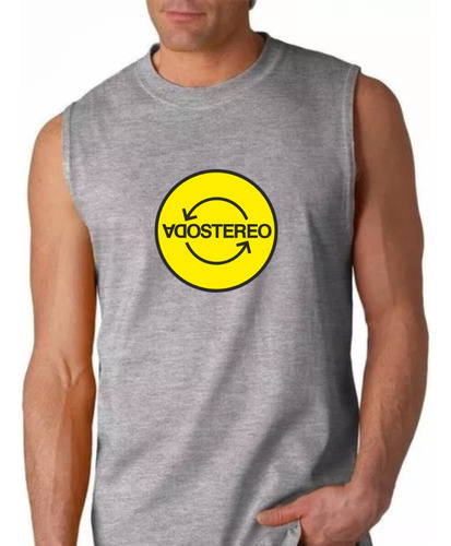 Musculosa Personalizada En Vinilo Soda Stereo