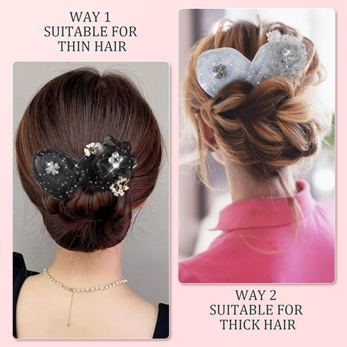 Juego De Accesorios Para El Cabello Con Flores Bordadas A Ma