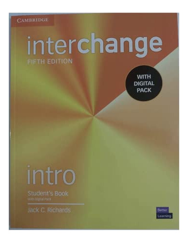 Libro Interchange Intro Sb With Digital Pack - 5th Ed