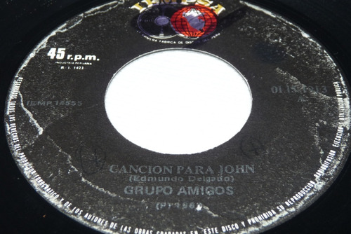 Jch- Grupo Amigos Cancion Para John Rock Peru 45 Rpm