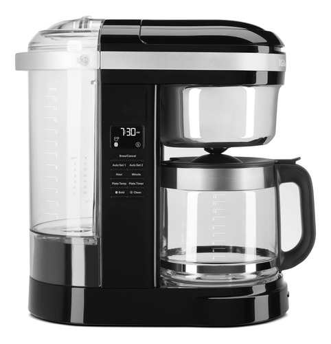 Cafetera Kitchenaid Kcm1209ob, 12 Tazas, Negro Ónix, 12