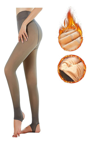 Mallas De Invierno Para Mujer Con Forro Polar Grueso 320g