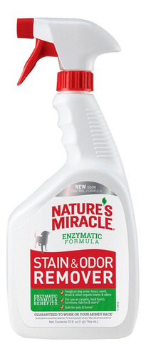 Removedor Manchas Nature's Miracle Perro 946ml Adiós Olores