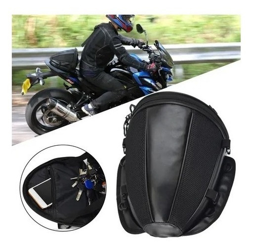 Imagen 4 de 6 de Bolso Mochila Trasera Moto Aerodinámico/impermeable