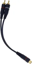 Comprar Adaptador 2 Rca Plugs A 2 Rca Jack Tipo Y
