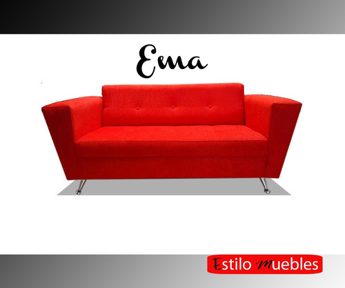 Juego De Living Moderno Sillon Sofa Ecocuero