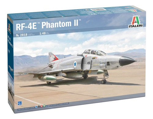 Avion Rf-4e Phantom Ii Italeri 2818 Escala 1/48 Es Armable