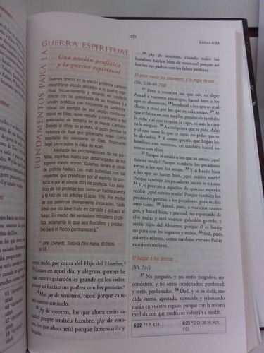 Imagen 8 de 9 de Biblia Para La Guerra Espiritual Rvr60 Imitación Piel Negro