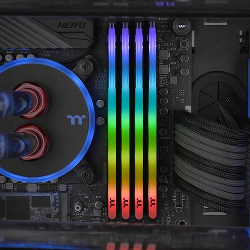 Memoria RAM Toughram Z-One RGB gamer color black 16GB 2 Thermaltake R019D408GX2-3600C18A