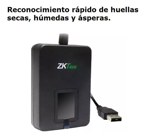Imagen 3 de 9 de Lector Huellas Digitales Biometrico Usb Zkteco Zk9500