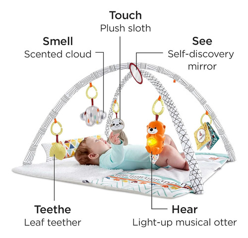 Gimnasio Fisher Price Para Bebe Sense Deluxe Glk34-9993