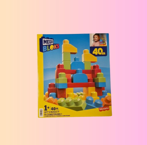 Caja Megabloks 40pcs Vamos A Construir Fisher-price