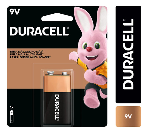 Pila Bateria 9v Alcalina Duracell