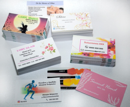 100 Tarjetas Personales Profesionales Imprenta 190 | Cuotas sin interés 100 Tarjetas Personales Profesionales Imprenta 190 | Cuotas sin interés