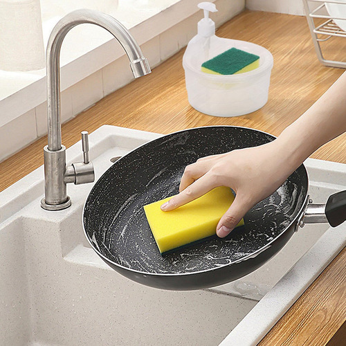 Dispensador De Jabón Para Lavar Platos 2 En 1, 4 Unidades