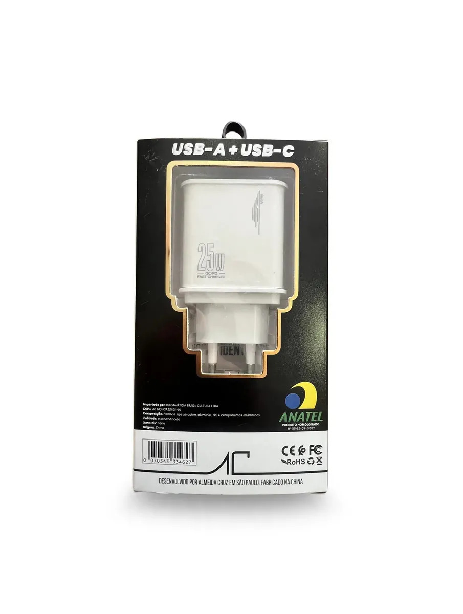 CARREGADOR TURBO 25W