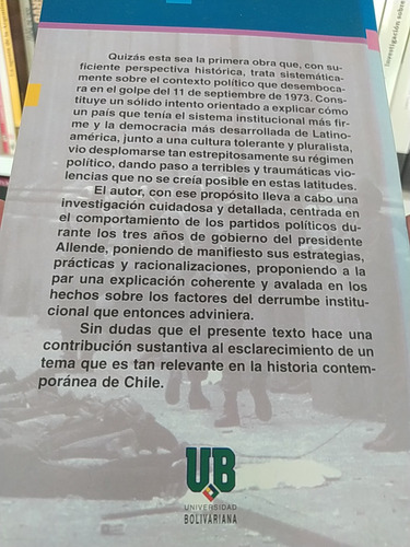 Los Partidos Políticos Y El Golpe Del 11 De Septiembre Luis (Reacondicionado)