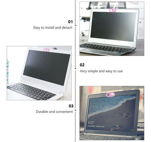 Juego De 2 Fundas Para Cámara Web Con Dibujos Animados De Ga