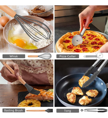 Juego De Utensilios De Cocina Silicona, Juego De Utensilios