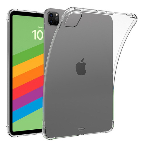 Funda Para iPad Air 11 M2 2024 Transparente Esquinas Airbag