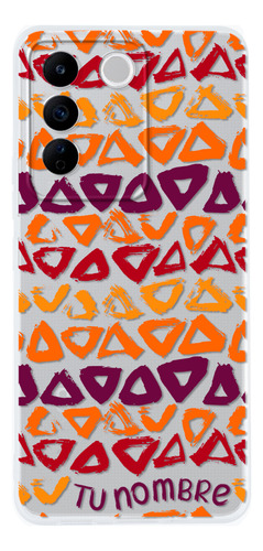 Funda Para Vivo Tribal Étnico Abstracto Con Tu Nombre