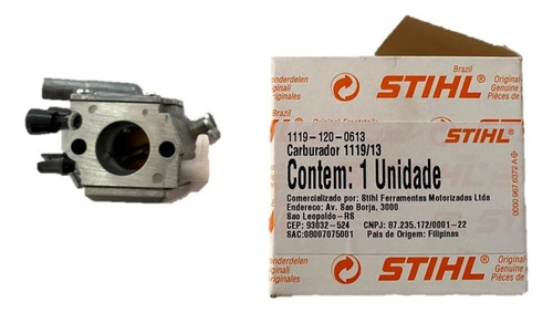 Carburador Motosserra Stihl Ms 382 / 1119/13 = 1119-120-0613