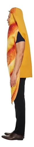 Disfraz De Pan Para Adultos Cosplay De Comida De Halloween