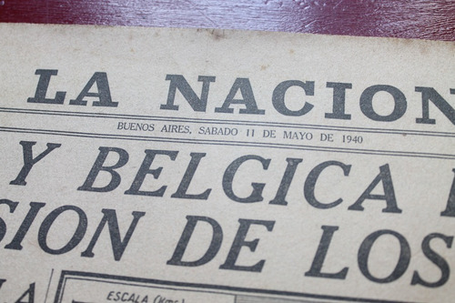 Lote 31 Diarios Antiguos La Nacion Segunda Guerra Mundial