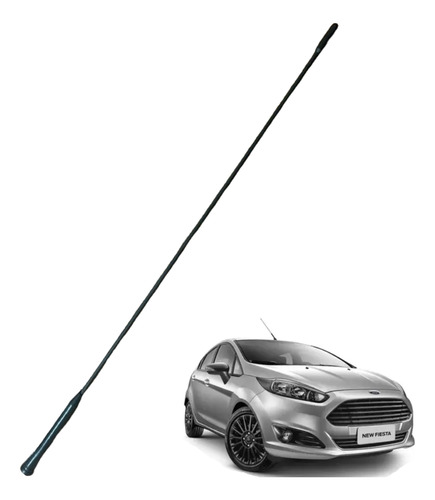 Haste Antena New Fiesta 2013 2014 2015 2016 Preto